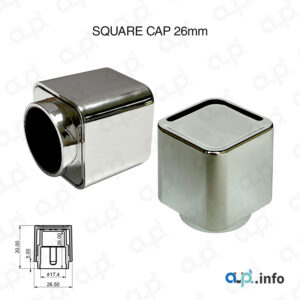Square Cap 26mm